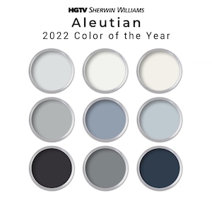 Sherwin Williams Aleutian HGTV Paint Palette | Whole Home Paint Color Palette