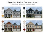Exterior Paint Color Consultation | Professional Home Exterior Color Renderings