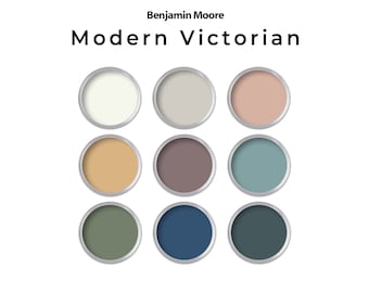 Victorian Benjamin Moore Paint Color Palette | Whole House Paint Palette