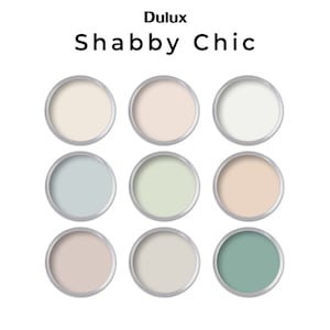 Shabby Chic Dulux Paint Color Palette | Cottage House Paint Colors Dulux (Canadian Color Codes)