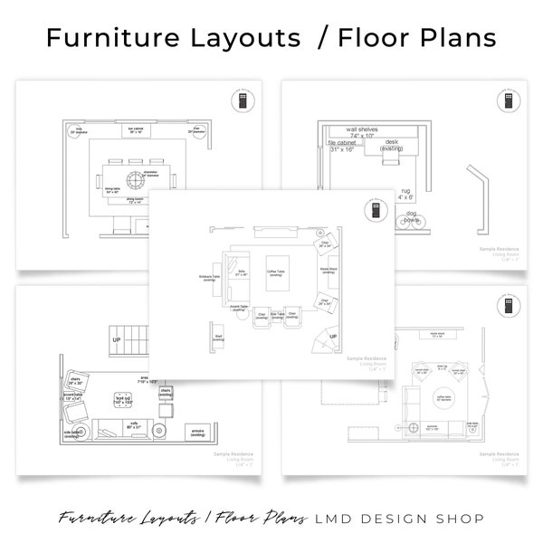 Plans d'étage | Disposition des meubles Design d'intérieur Aménagement de l'espace