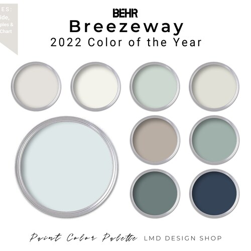 Beach House Behr Paint Color Palette Behr Whole House Paint Etsy