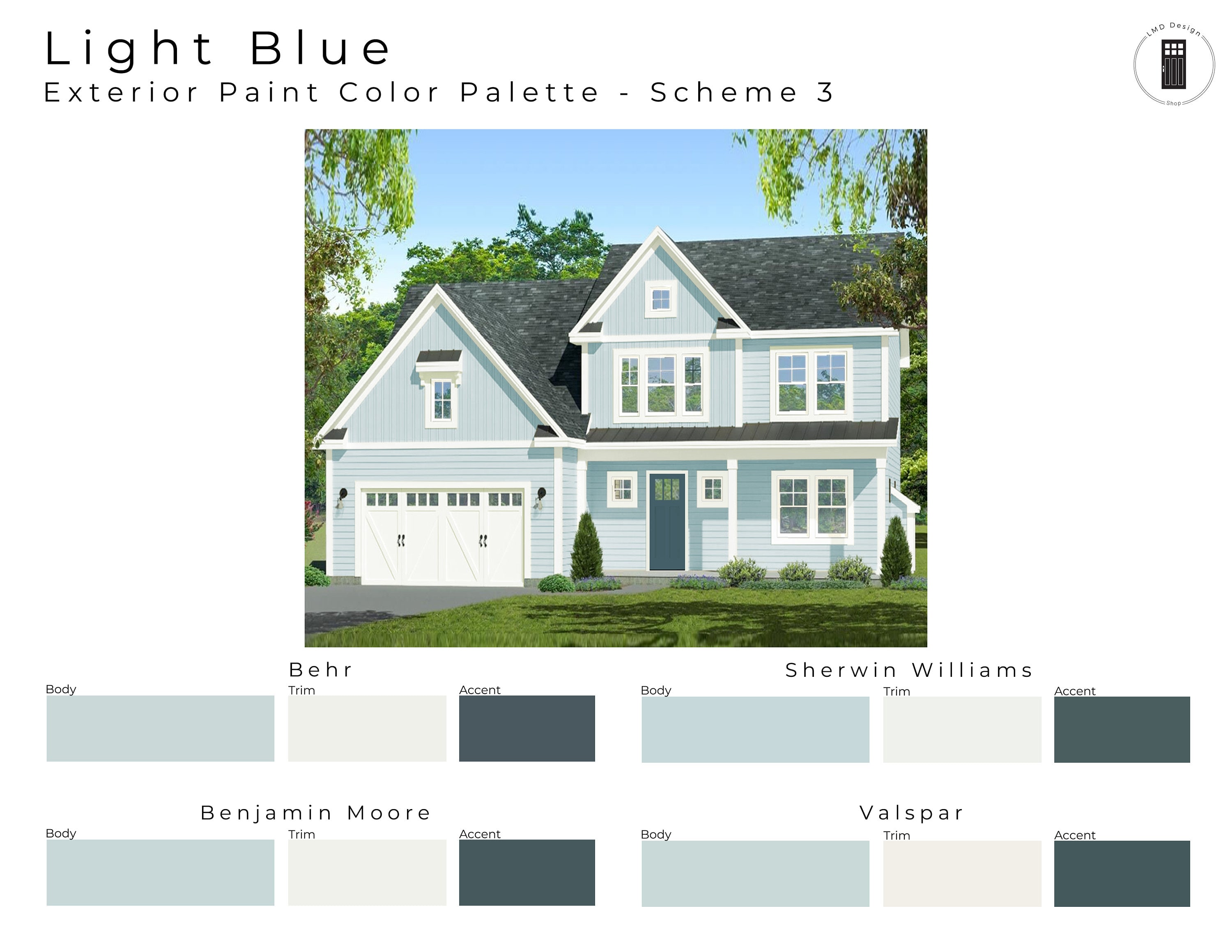 Light Blue Exterior House Paint Palettes Light Blue House Exterior Il Fullxfull.5484891848 1bkw