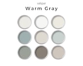 Gray Valspar Paint Color Palette | Interior Paint Colors for Home
