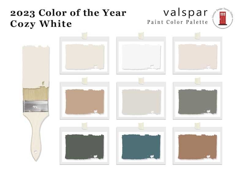 Valspar 2023 Color of Year Cozy White Valspar Cozy White Etsy