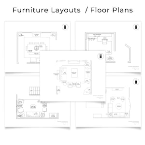 Floor Plans | Furniture Layout Interior Design Space Planning