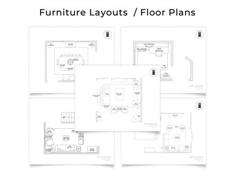 Floor Plans | Furniture Layout Interior Design Space Planning