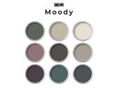 Moody Behr Paint Colors | Dark Moody Whole House Palette Home Depot