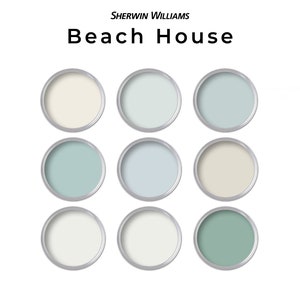 Beach House Sherwin Williams verfpalet | Kleurenpalet voor thuis