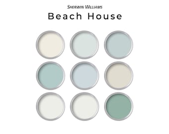 Beach House Sherwin Williams Paint Palette | Home Color Palette