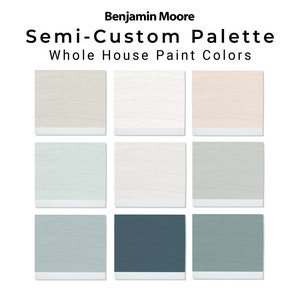 Custom Paint Color Palette | Interior Design Paint Color Selection