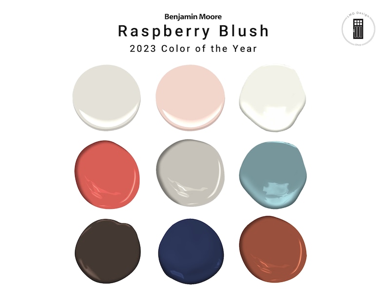 Raspberry Blush 2023 Benjamin Moore Color Year 2023 Benjamin Etsy