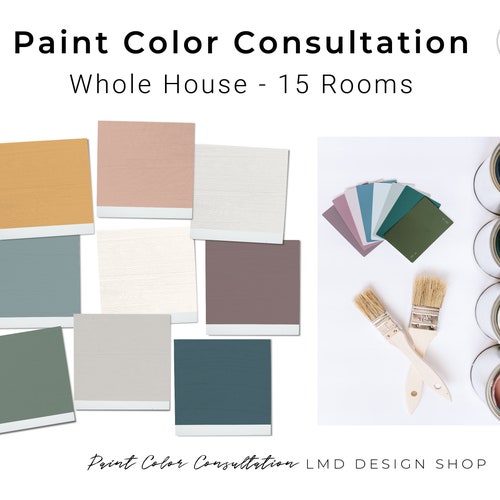 Whole House Paint Color Selection Interior Paint Color Etsy