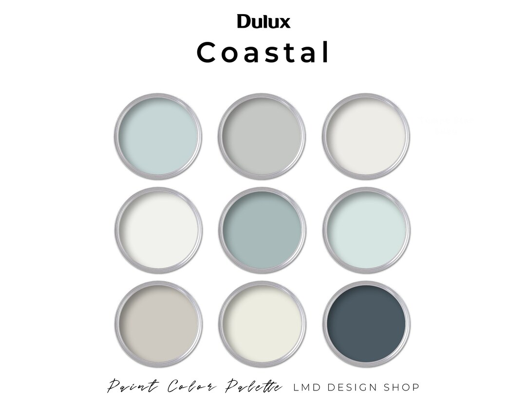Dulux Coastal Paint Color Palette Whole House Paint Palette Dulux