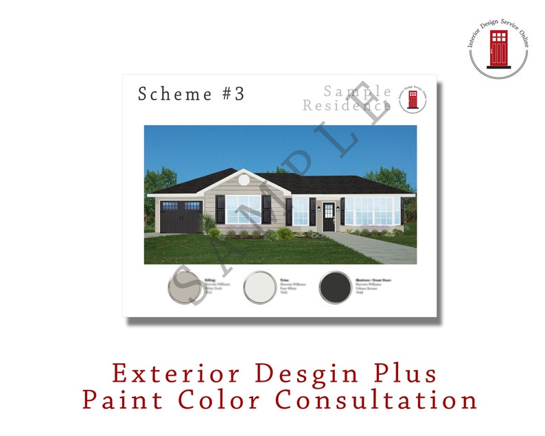 Exterior Design & Paint Color Consultation Virtual Exterior Etsy
