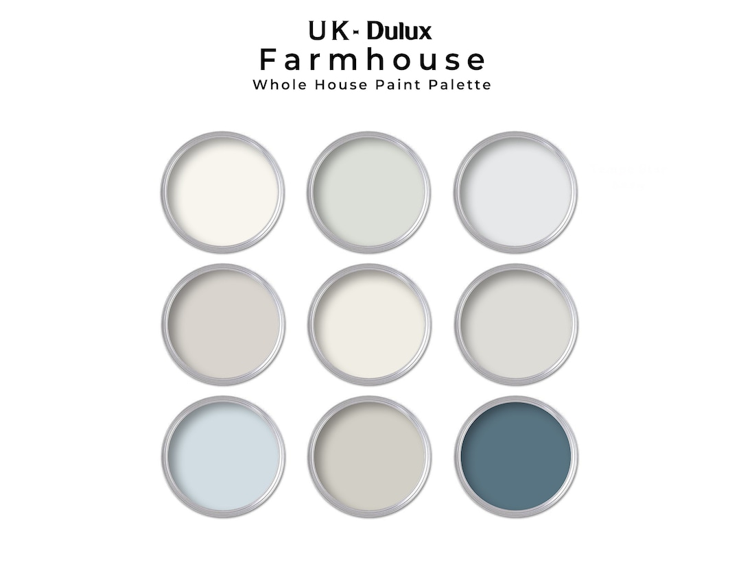 Farmhouse Dulux UK Paint Color Palette | Dulux UK Farmhouse Interior ...