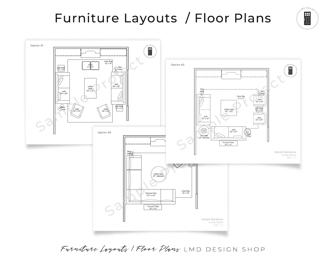 Furniture Layout Floor Plan | Interior Design Space Planning Service - Etsy