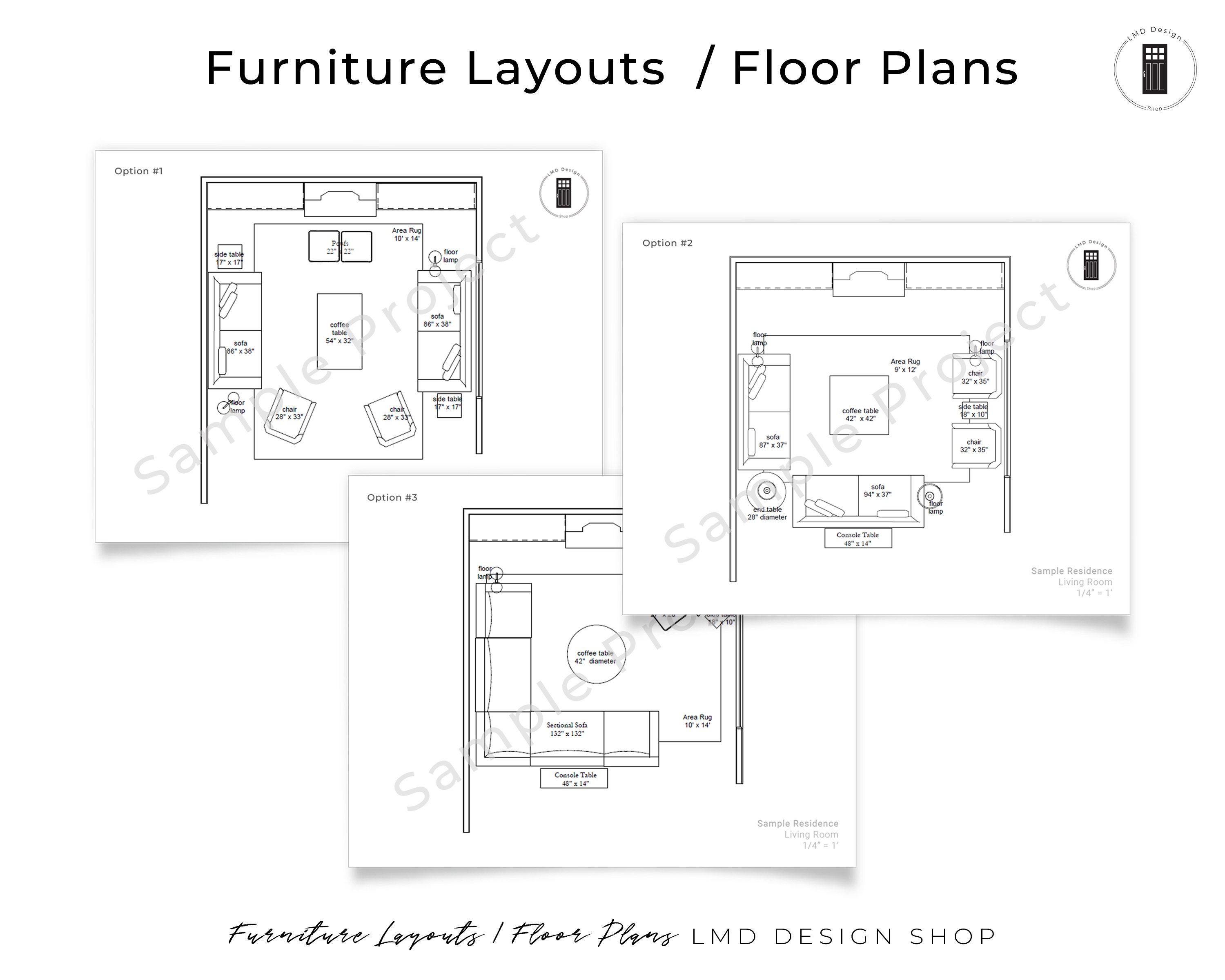 Floor Plans Furniture Layout Interior Design Space Planning Etsy UK