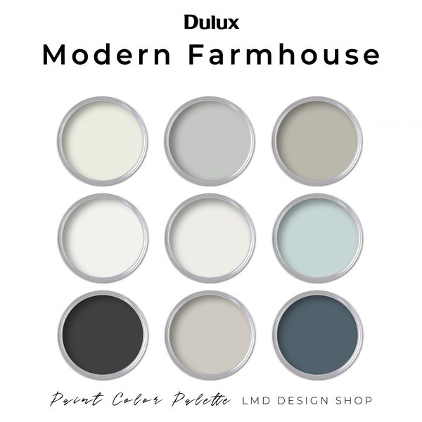 Modern Farmhouse Color Palette Etsy