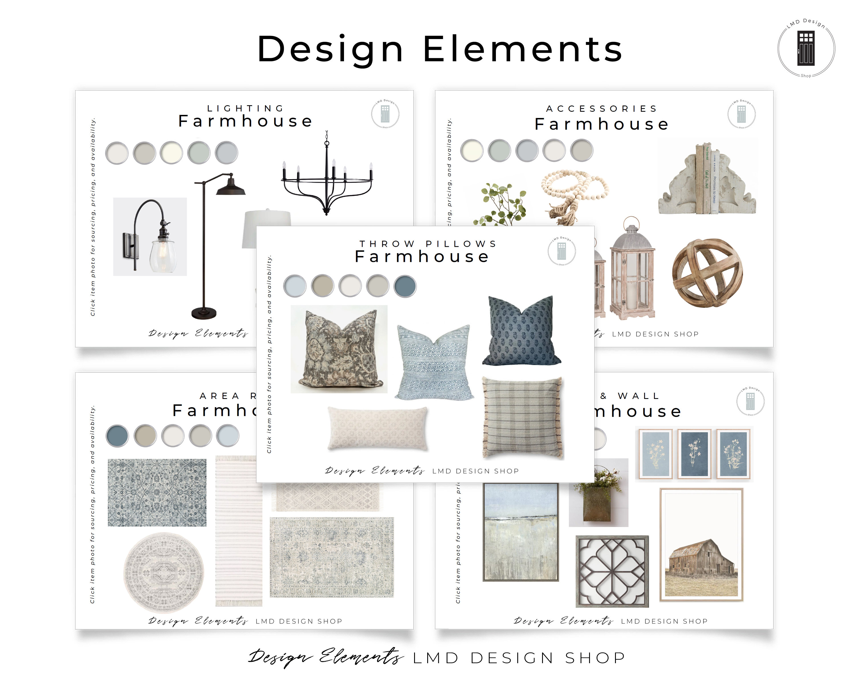 Farmhouse Benjamin Moore Paint Color Palette | Whole House Paint ...