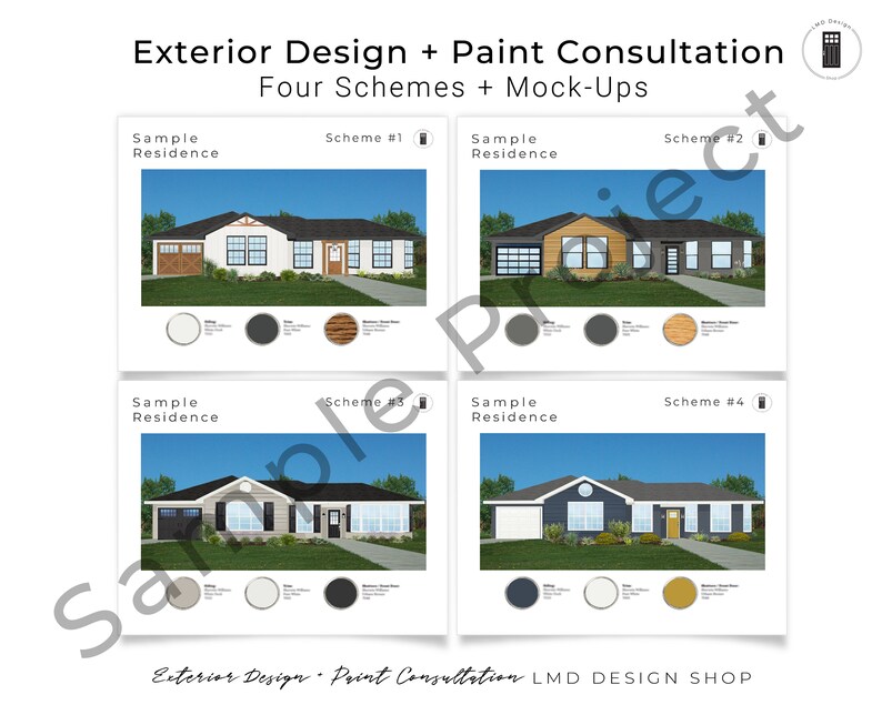Exterior Design & Paint Color Consultation Virtual Exterior Etsy