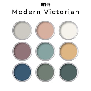 Behr Modern Victorian Paint Color Palette | House Color Palette