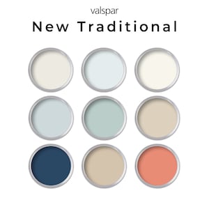 Valspar New Traditional Paint Palette | Whole House Paint Palette