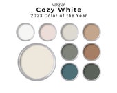 Valspar 2023 Cozy White Paint Color Palette | Whole House Muted Paint Palette