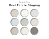 Benjamin Moore Paint Color Palette Real Estate Staging | Interior Paint Palette
