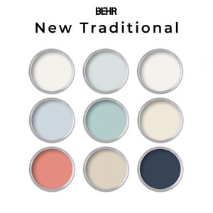 Behr Traditional Paint Color Palette | Whole House Paint Color Palette