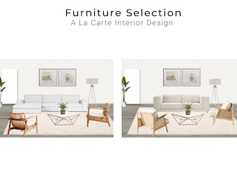 Interior Design Service | Furniture Selection Mood Board