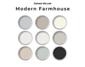 Modern Farmhouse Sherwin Williams Paint Palette | Whole Home Color Palette