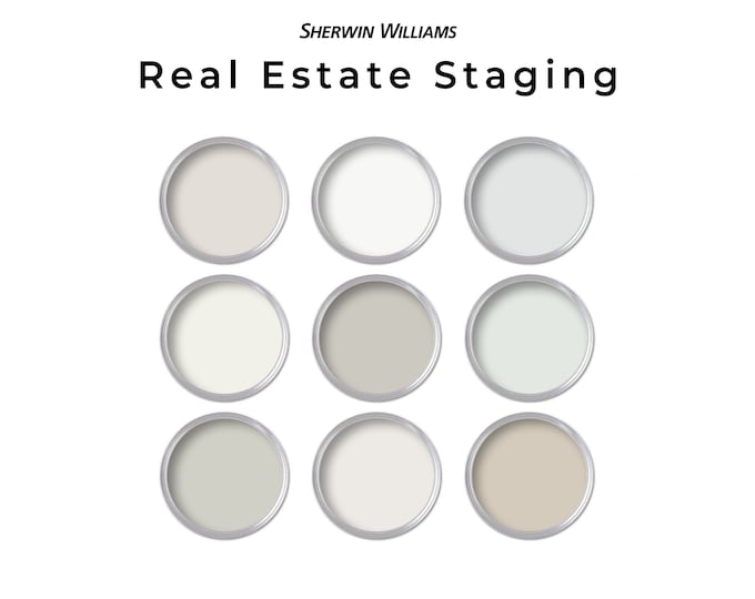 Real Estate Staging Color Palette, Sherwin Williams, Interior Paint ...