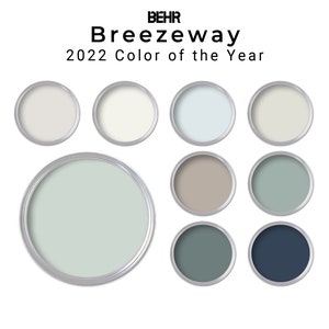 Breezeway Behr Paint Color Palette | Interior Home Paint Color Palette