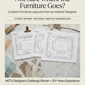Furniture Layout Floor Plan | Interior Design Space Planning Service