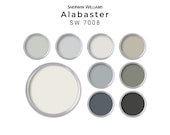 Alabaster Paint Palette Sherwin Williams | Whole House Color Scheme