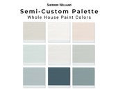 Custom Sherwin Williams Paint Color Palette | Custom Color Palette