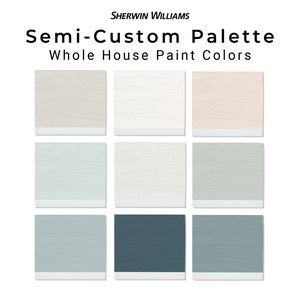 Custom Sherwin Williams Paint Color Palette | Custom Color Palette