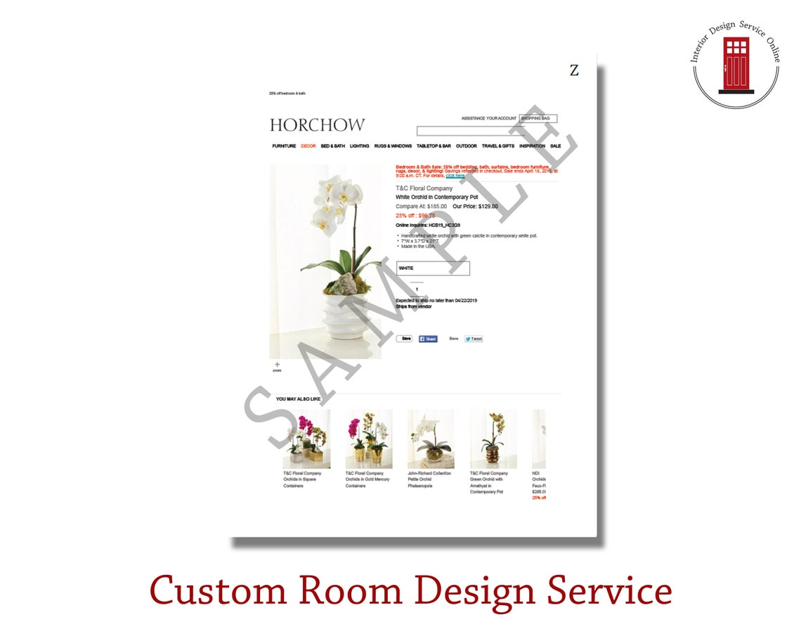 Custom Interior Room Design Online Interior Design Service Etsy