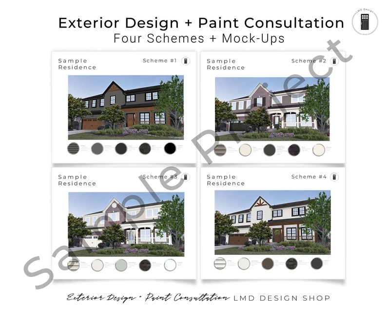 Exterior Design & Paint Color Consultation Virtual Exterior Etsy