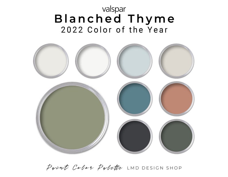 Blanched Thyme Valspar Paint Palette 2022 Interior Paint Colors for