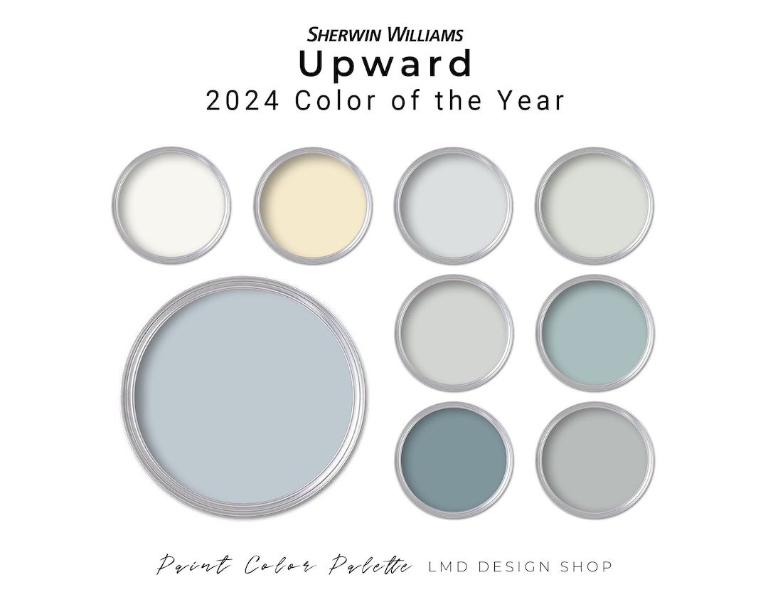 Sherwin Williams 2024 Color of the Year Upward Paint Pallette Etsy