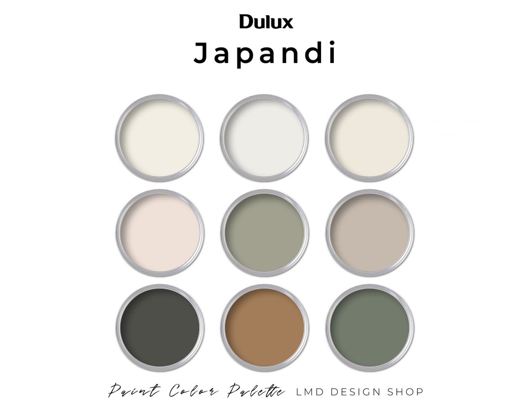 Japandi Color Palette Dulux Paint Canadian Color Codes Whole House