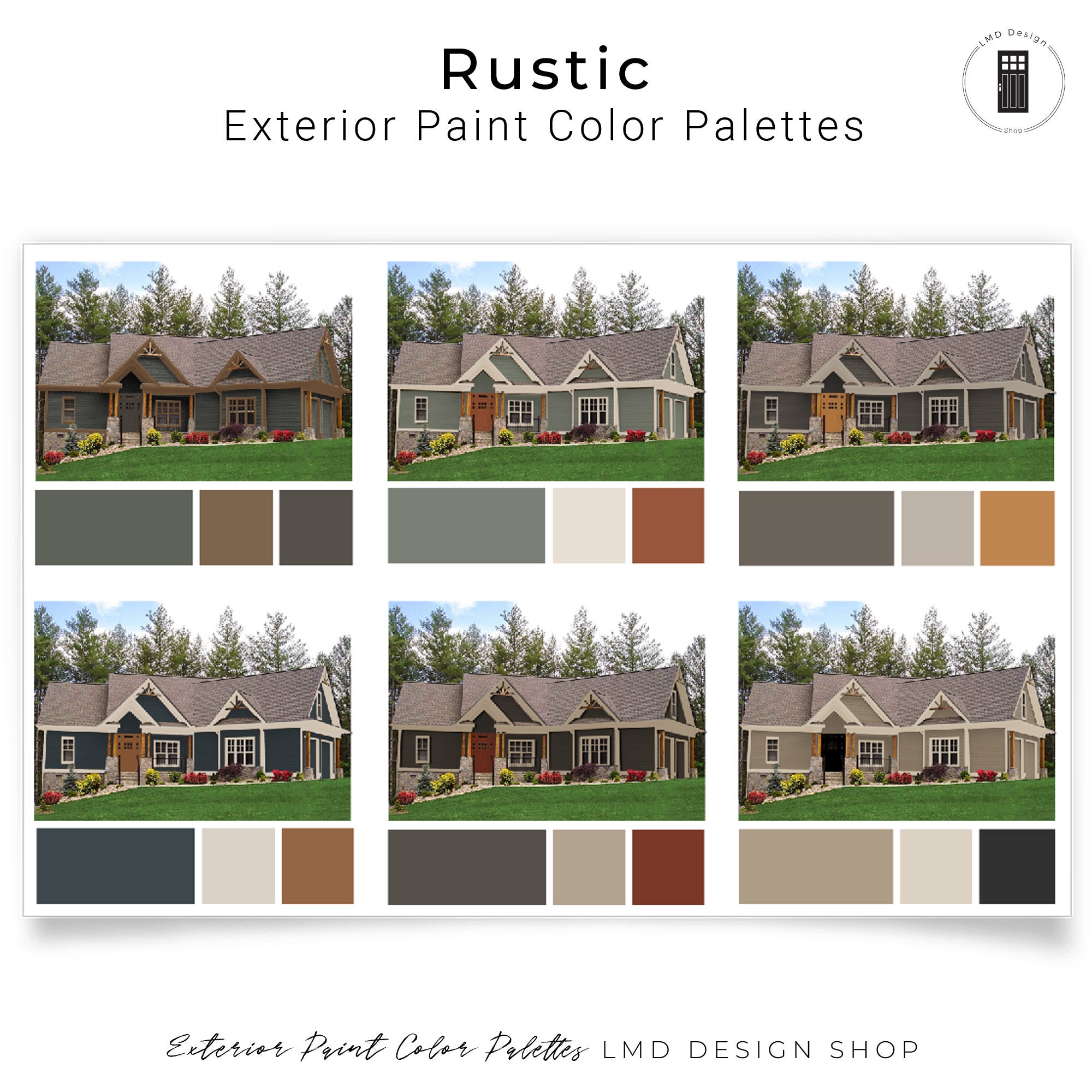 Rustic exterior paint color schemes deals