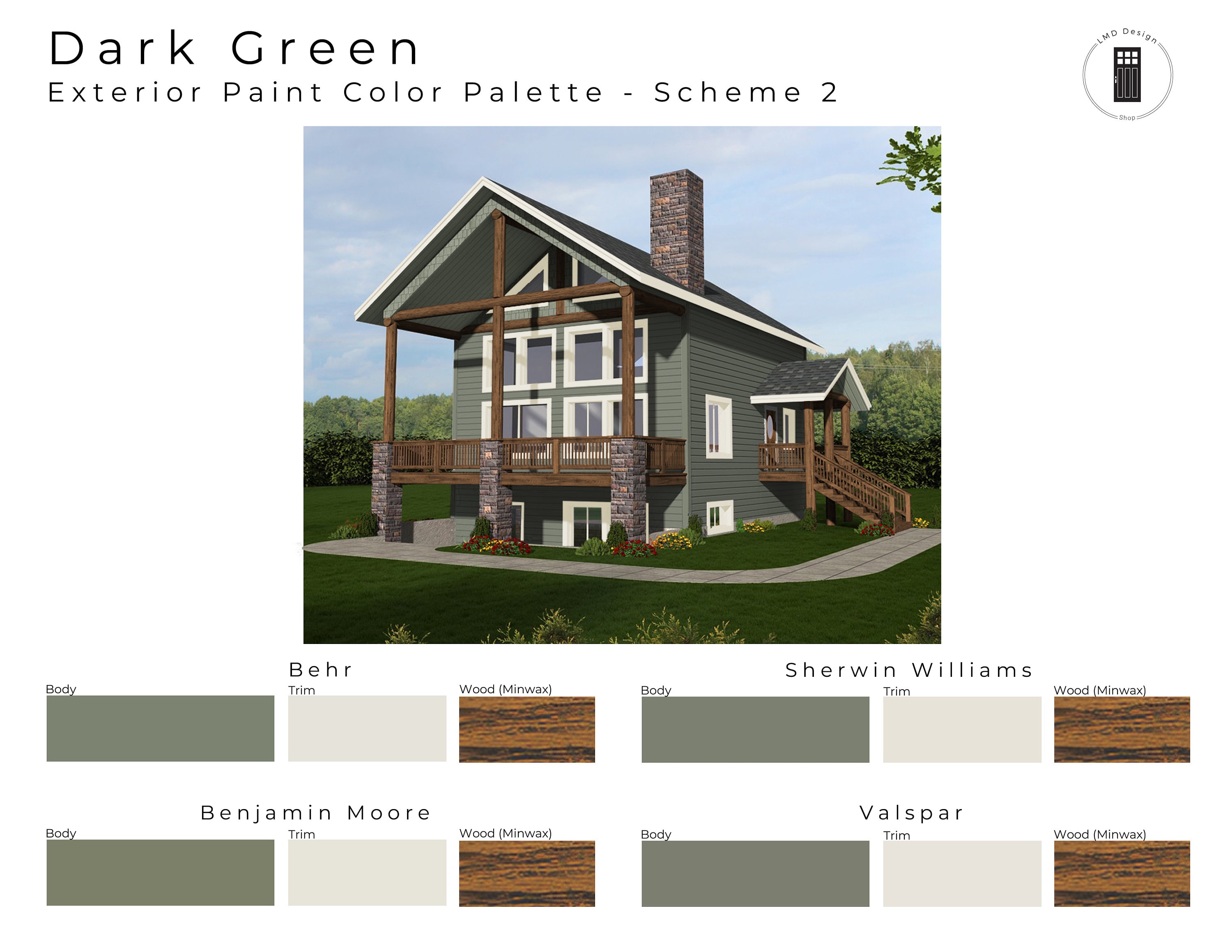 Dark Olive Green Exterior Paint Palettes Green House Exterior Paint