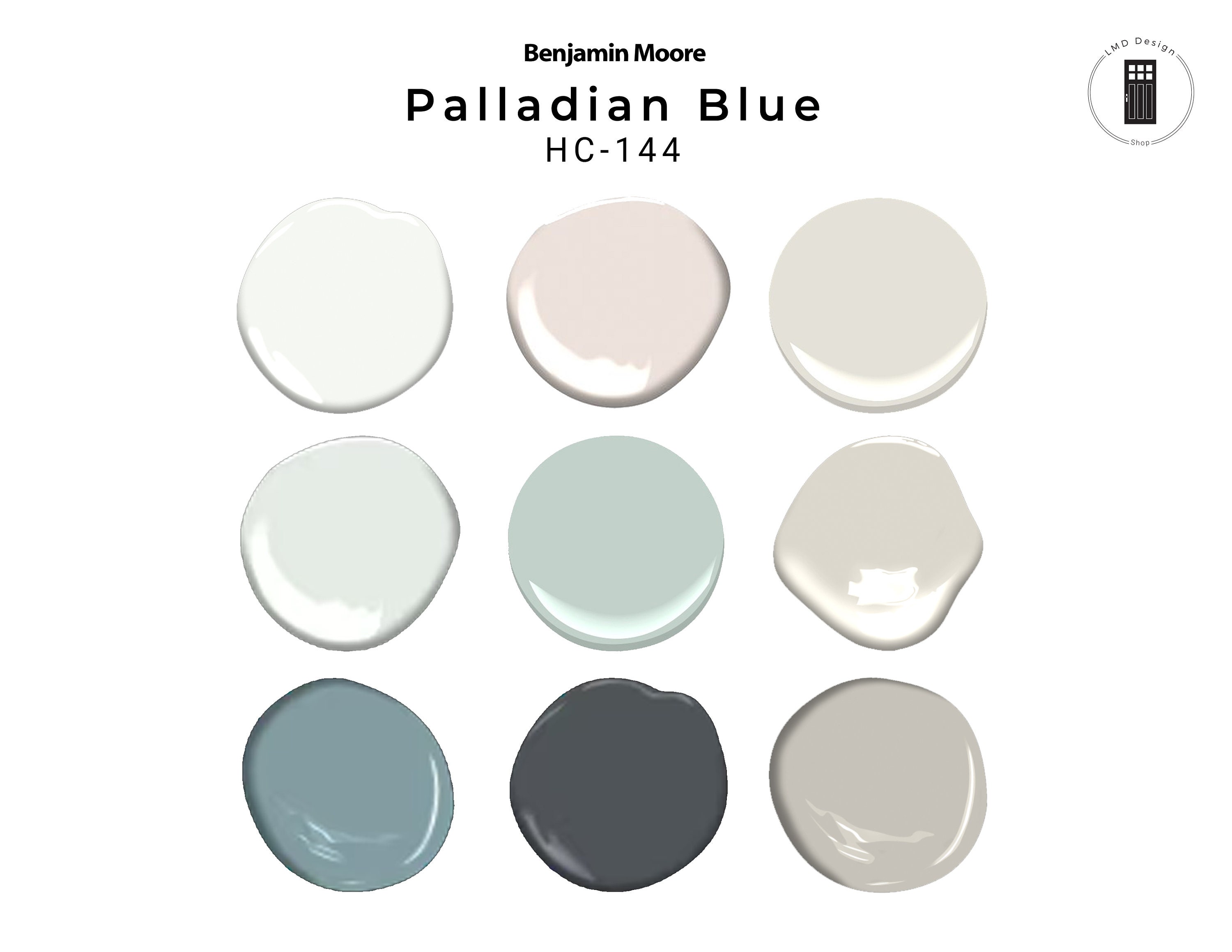 Palladian Blue Color Combinations