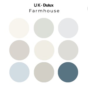Farmhouse Dulux UK Paint Color Palette | Dulux UK Farmhouse Interior ...