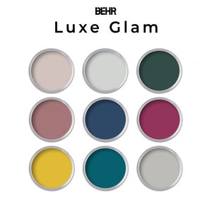 Maximalist Behr Paint Color Palette | Luxe Glam House Color Palette