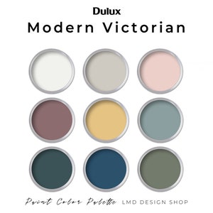 Victorian Dulux Paint Color Palette | Whole House Paint Palette Dulux ...
