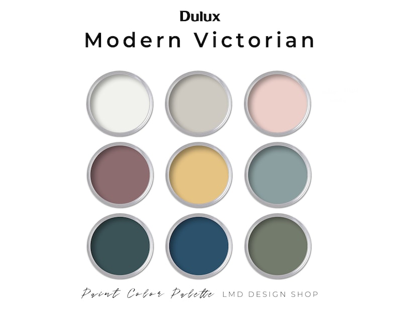 Victorian Dulux Paint Color Palette Whole House Paint Palette Dulux